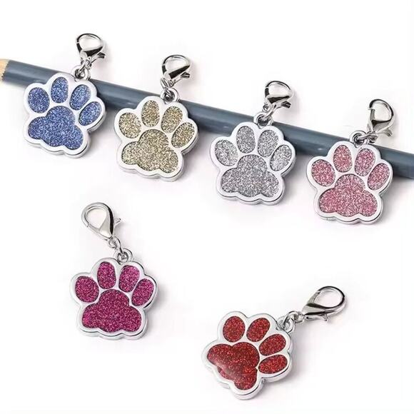 Personalized Engraved Metal Dog Paw Name, ID Tag, QR Code Powered By ScanKeep - Picture 6 of 10